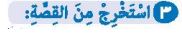 3 استخرج من القصة